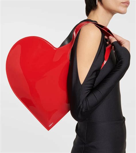 coperni glass bag|coperni heart tote bag.